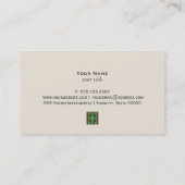 Elegant Interior Designer Visitekaartje (Achterkant)