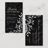 Elegant Interior Designer Visitekaartje (Voorkant / Achterkant)