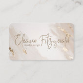 Elegant Interior Designer Visitekaartje (Voorkant)