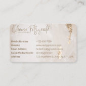 Elegant Interior Designer Visitekaartje (Achterkant)