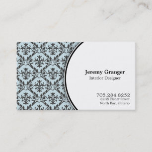 Elegant Interior Designer Visitekaartje - Damask