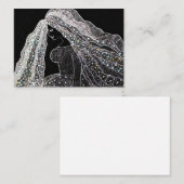 Elegant Intricate Line Art Flat Note Card Notitiekaartje (Voorkant / Achterkant)