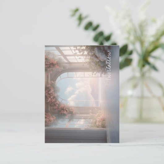 Elegant Invitation Briefkaart (Staand voorkant)