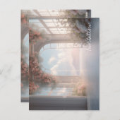 Elegant Invitation Briefkaart (Voorkant / Achterkant)