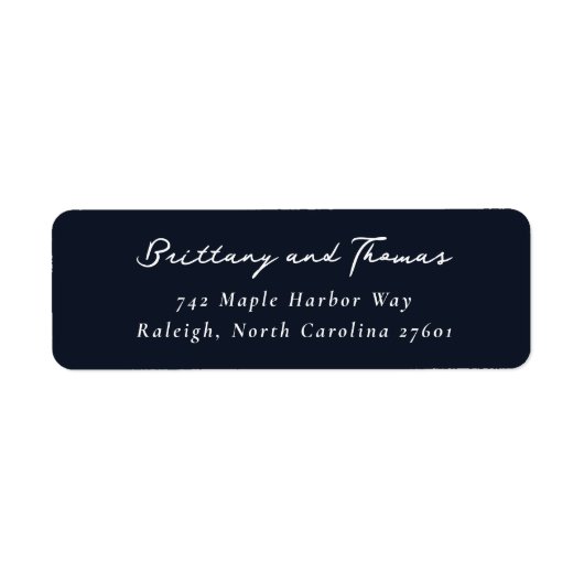 Elegant Invitation Card Design Etiket (Voorkant)