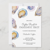 Elegant  invitation card of engagement party kaart (Voorkant)