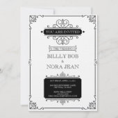 Elegant Invitation, formaat: 5 x 7 inch, papier B  Kaart (Voorkant)