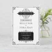 Elegant Invitation, formaat: 5 x 7 inch, papier B  Kaart (Staand voorkant)