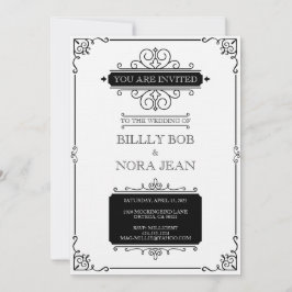 Elegant Invitation, formaat: 5 x 7 inch, papier B  Kaart