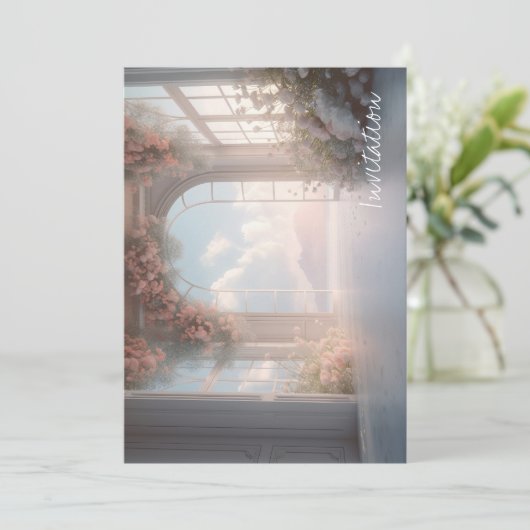 Elegant Invitation Kaart (Staand voorkant)