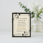 Elegant Invitation Kaart (Staand voorkant)