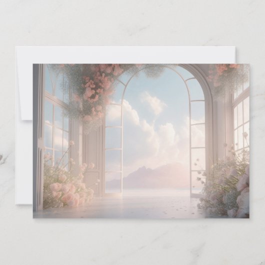 Elegant Invitation Kaart (Achterkant)