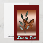 Elegant Invitation Save The Date (Voorkant / Achterkant)