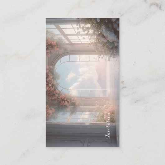 Elegant Invitation Visitekaartje (Voorkant)