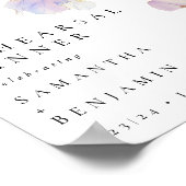 Elegant Iris Bloemendiner ter gelegenheid van de h Poster (Hoek)