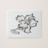 Elegant Iris Puzzle Legpuzzel (Horizontaal)