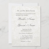 Elegant Iris Wedding Kaart (Voorkant)