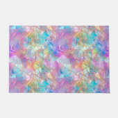 Elegant iriserend Glas in lood: lichtgevend Deurmat (Voorkant)