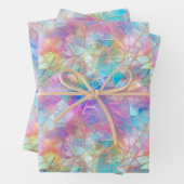 Elegant iriserend Glas in lood: lichtgevend Inpakpapier Vel (In situ)