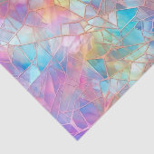 Elegant iriserend Glas in lood: lichtgevend Tissuepapier (Detail)