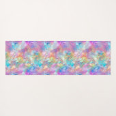 Elegant iriserend Glas in lood: lichtgevend Yogamat (Achterkant (horizontaal))