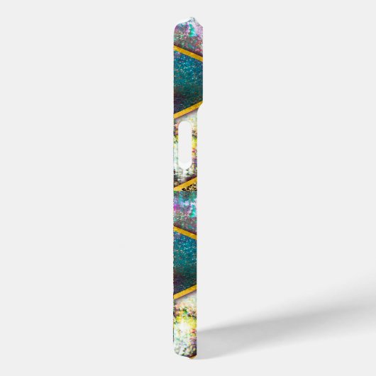 Elegant iriserend meisjesachtig geometrisch Case-Mate iPhone case (Achterkant / Rechts)