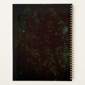 Elegant iriserend meisjesachtig geometrisch planner (Achterkant)