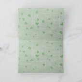 Elegant Irish Notitiekaartje (Binnen)