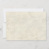 Elegant Iron Cross Bridal Shower Invitations Kaart (Achterkant)