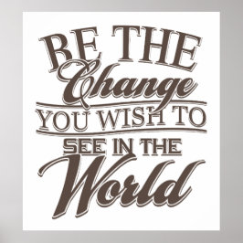 Elegant is de verandering poster