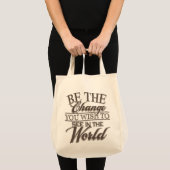 Elegant is de verandering tote bag (Voorkant (product))