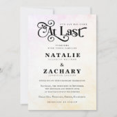 Elegant is op onze dag getrouwd kaart (Voorkant)