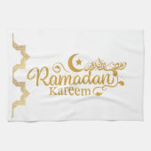 Elegant Islamic Calligraphy Ramadan Decor Theedoek (Horizontaal)