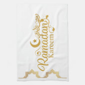 Elegant Islamic Calligraphy Ramadan Decor Theedoek (Verticaal)