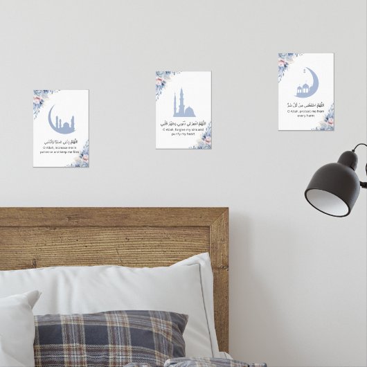 Elegant Islamic Prayer Wall Art Muurkunst Sets (Slaapkamer)