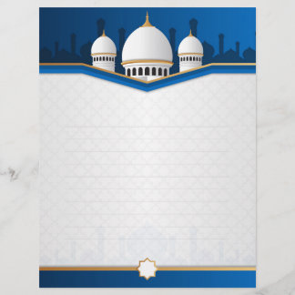 Elegant Islamic sjabloon Letterhead Briefhoofd