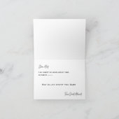 Elegant Islamic sympathy condolence Bismillah  Kaart (Binnen)