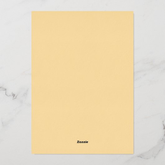 Elegant Islamic Wedding Invitation Folie Uitnodiging (Achterkant)