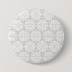 Elegant islamitisch kunstontwerp ronde button 7,6 cm