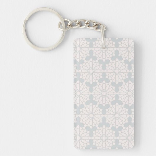 Elegant islamitisch kunstontwerp sleutelhanger (Voorkant)