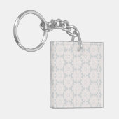 Elegant islamitisch kunstontwerp sleutelhanger (Voorkant Links)