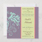 elegant Islamitische trouwuitnodiging katb kitab Kaart (Achterkant)