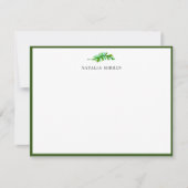 Elegant Island Palm Branch Notitiekaartje (Voorkant)