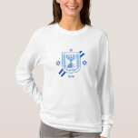 Elegant Israel mode T-Shirt & Israëlische vlag<br><div class="desc">T-Shirt: Elegant Israel mode topjes & Israëlische vlag met Hebreeuwse gepersonaliseerde tekst / naam - hou van mijn land,  patriotten / sportfans</div>