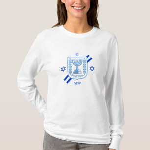 Elegant Israel mode T-Shirt & Israëlische vlag