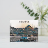 Elegant Istanbul Turkije Hagia Sophia Architectuur Briefkaart (Staand voorkant)