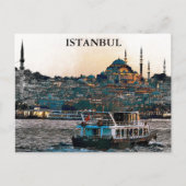 Elegant Istanbul Turkije Hagia Sophia Architectuur Briefkaart (Voorkant)