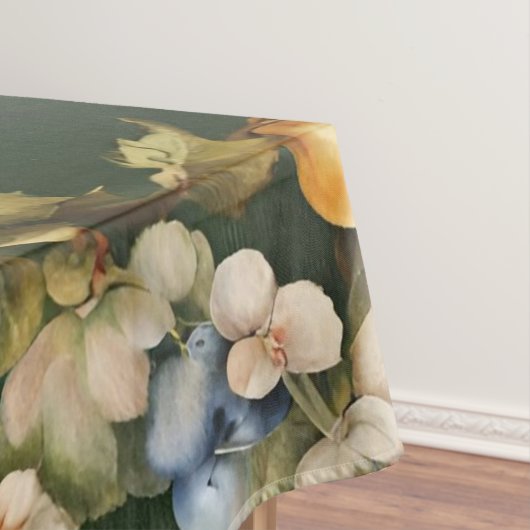 Elegant Italiaans design met bloemen en fruit Tafelkleed (Voorbeeld)