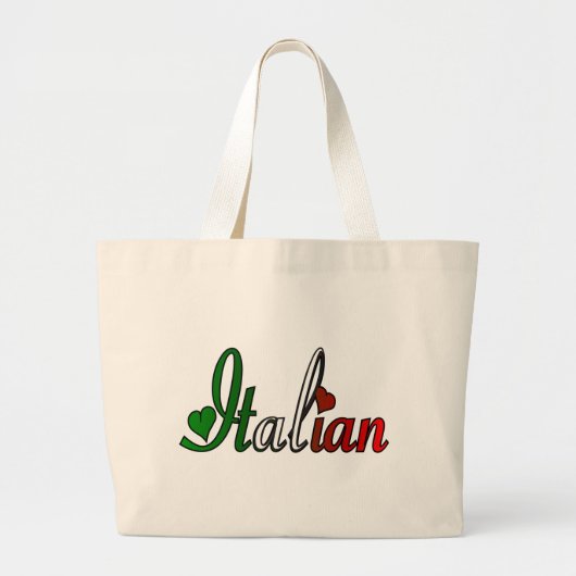 Elegant Italiaans Grote Tote Bag (Voorkant)