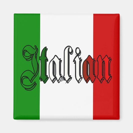 Elegant Italiaans Magneet (Voorkant)